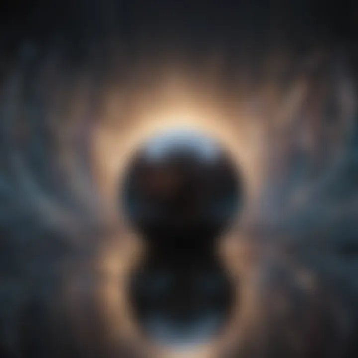 Abstract representation of cognitive transformation through sound waves