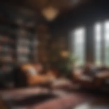The Perfect Space for Conversational Growth A cozy reading nook with books on conversation techniques