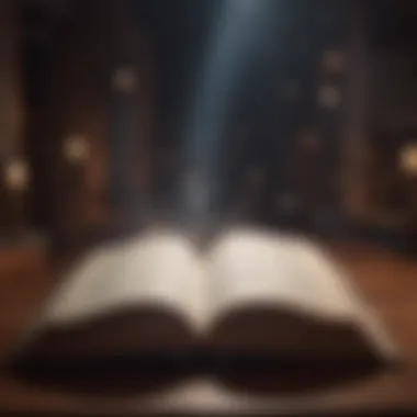 Illuminating Insights: The Path to Understanding Forgiveness An open book with light illuminating its pages, representing knowledge and growth