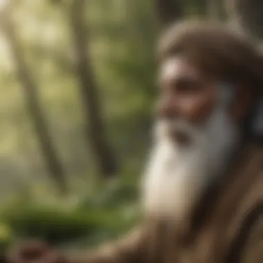 Sadhguru's teachings illustrated through nature