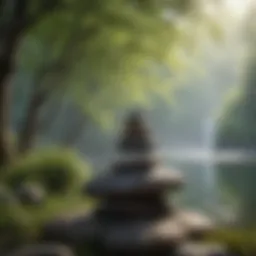A serene landscape symbolizing balance and harmony