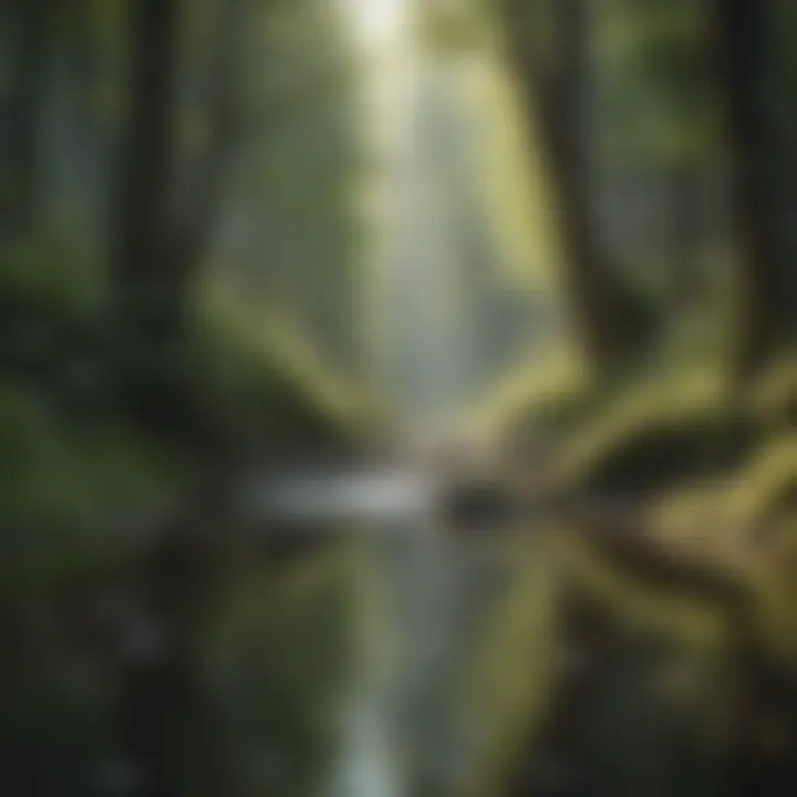 A serene landscape showcasing the beauty of nature that inspires positivity