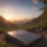 A serene landscape with a sunrise symbolizing new beginnings
