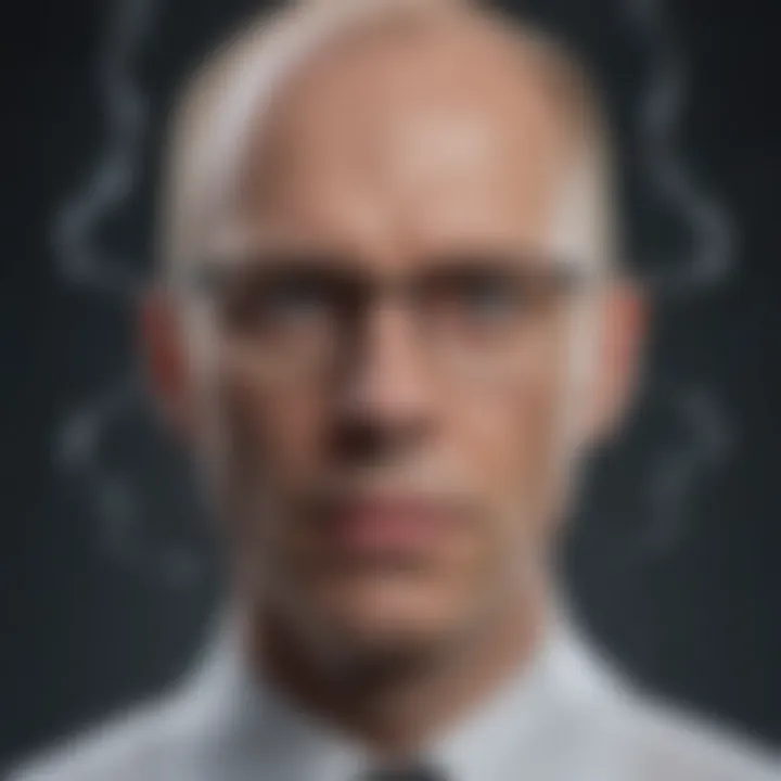 Conceptual representation of superintelligence and AI