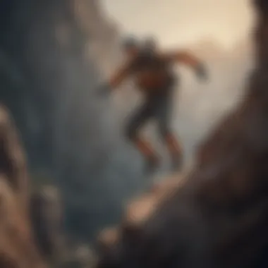 Bold Leap of Courage Courageous leap into the unknown