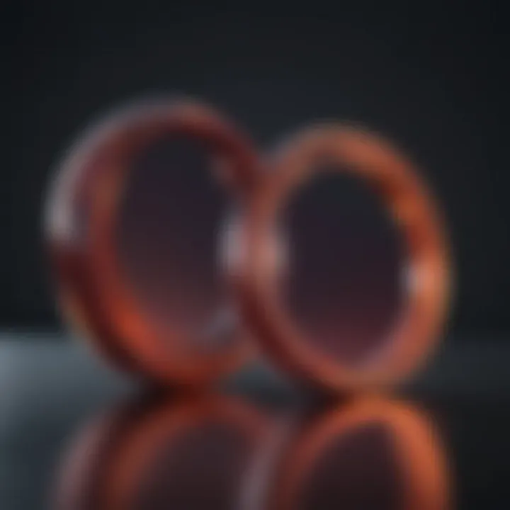 An abstract representation of love as a transformative force