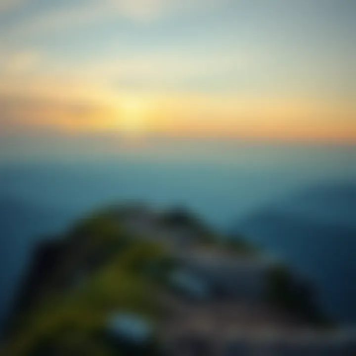 Overcoming challenges symbolized by a mountain path.