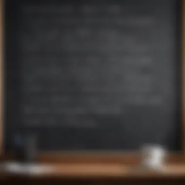 Words of Wisdom from Self-Help Literature An inspiring quote from a self-help book on a chalkboard
