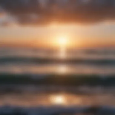 Embracing New Horizons A sunrise over a calm sea, illustrating hope and new beginnings.