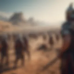 Ancient battlefield illustration representing strategic planning