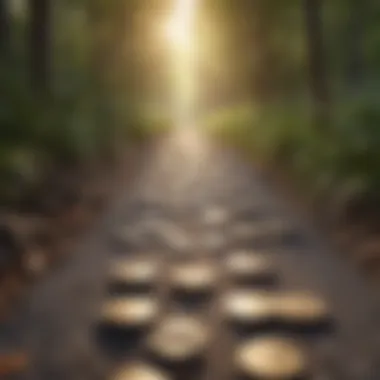 A roadmap symbolizing financial independence