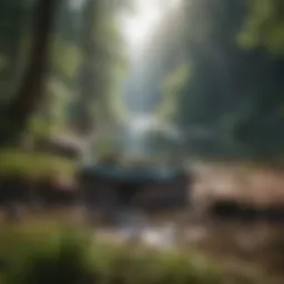 A serene landscape symbolizing tranquility and mental clarity