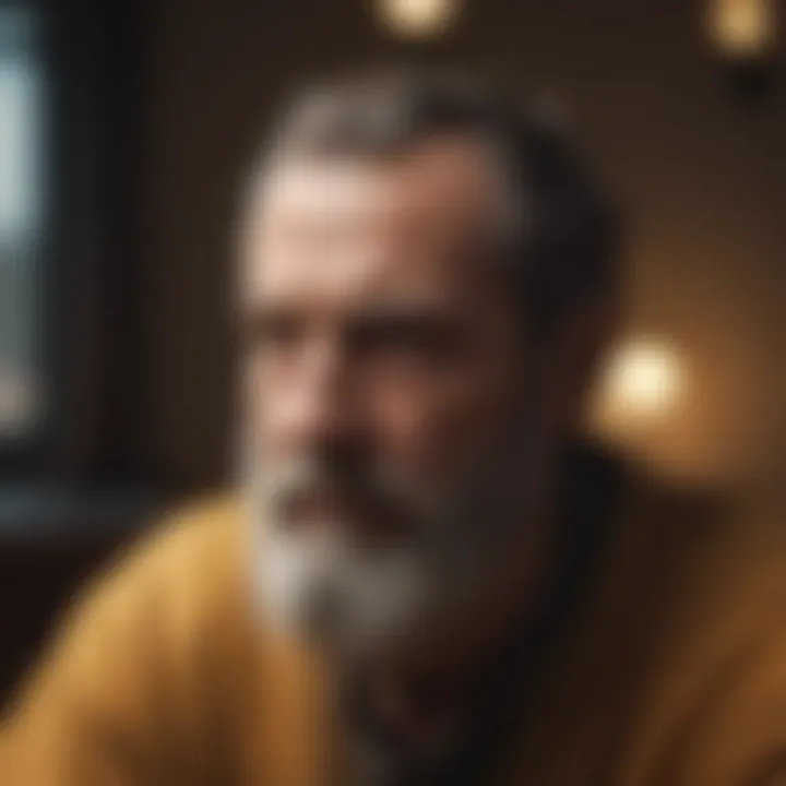 A philosophical debate scene illustrating the implications of Deus