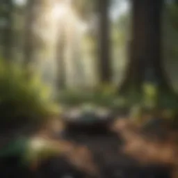 The essence of mindfulness captured in a serene landscape