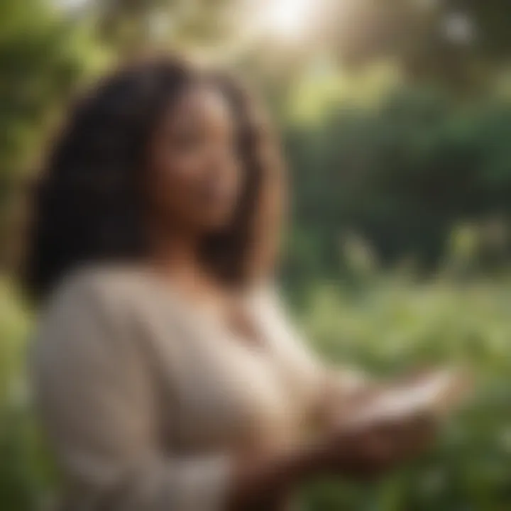 Visual representation of personal growth themes inspired by Oprah's teachings