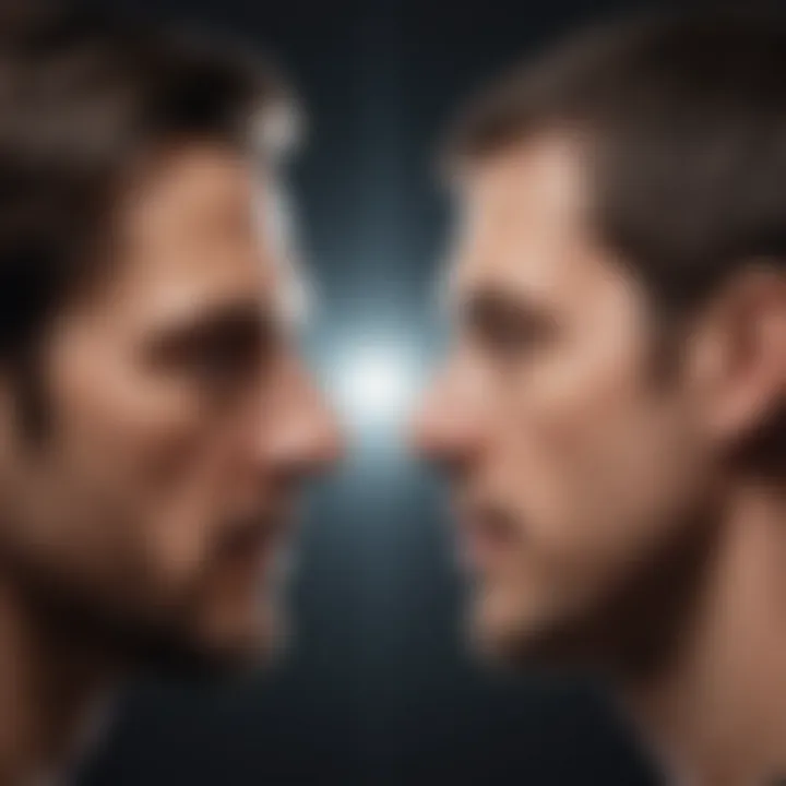 Illustration of the two systems of thinking