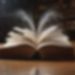 An open book with audio waves emanating from it, symbolizing the blend of reading and listening