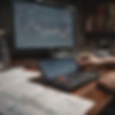 Wealth Accumulation Strategies A person analyzing graphs and charts related to wealth accumulation