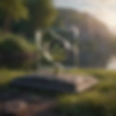 Symbol of Personal Growth A serene landscape symbolizing personal growth