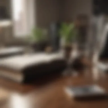 Focus and the Entrepreneurial Mindset A serene desk environment conveying focus and entrepreneurial spirit