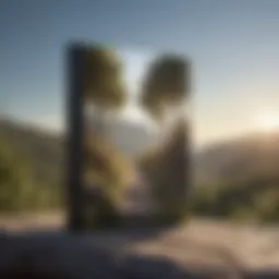 A serene landscape reflecting moments of tranquility and introspection