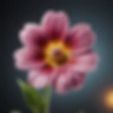 Unleashing Your Potential A close-up of a blooming flower representing personal growth