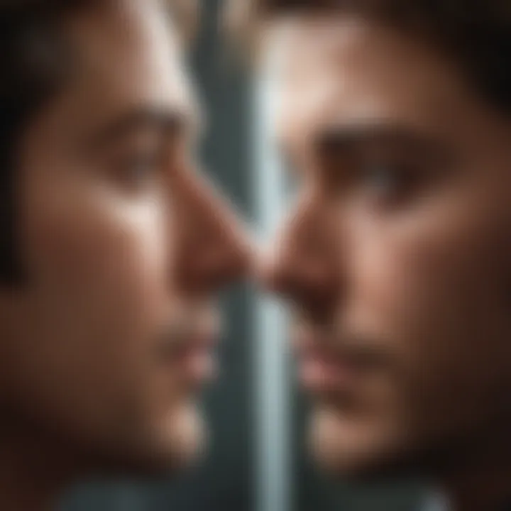 A close-up of a thoughtful individual gazing into the distance, reflecting on life.