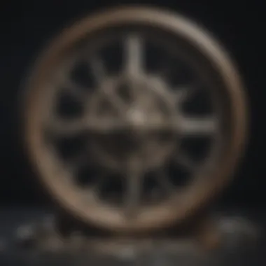 A broken clock illustrating the manipulation of time and truth.