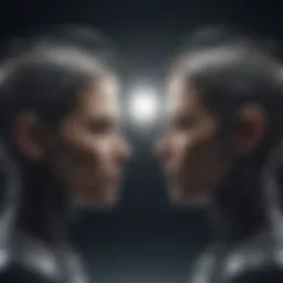 Illustration representing the dual systems of thought