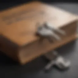 Book cover with keys symbolizing financial freedom