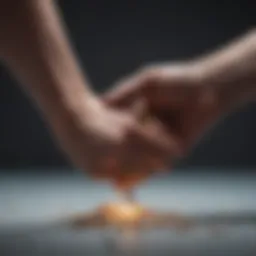 An artistic representation of forgiveness symbolizing release and healing