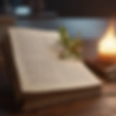 Insights and Actionable Lessons A close-up of an open book with highlighted passages and notes