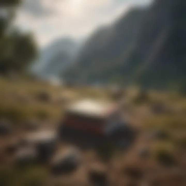 A serene landscape representing a pivotal historical moment