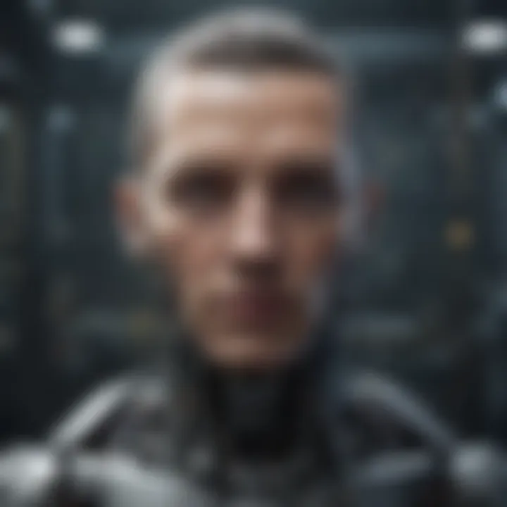 Conceptual art depicting artificial intelligence