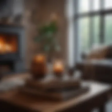 Elegant Comfort Ambiance Hygge-inspired home decor with soft lighting