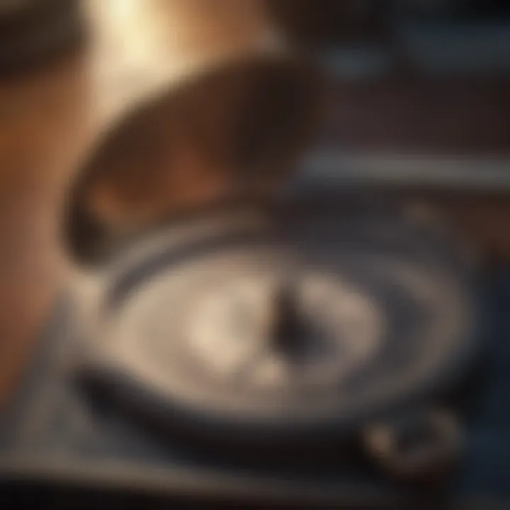 A compass pointing north, symbolizing clarity in decision-making