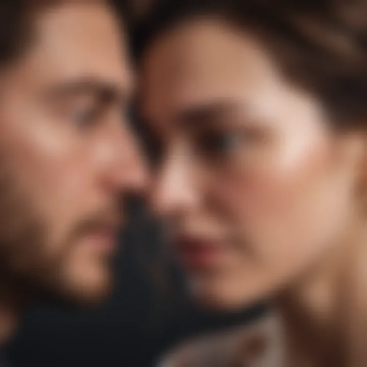 A couple sharing a moment together, embodying emotional connection
