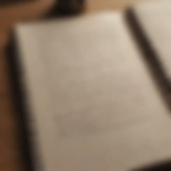 An open notebook with handwritten quotes for personal touch
