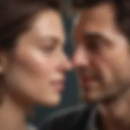 Illustration depicting deep emotional connection between two individuals