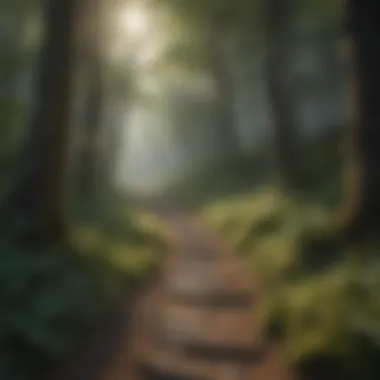 Enchanted Wilderness Trail Majestic Forest Pathway