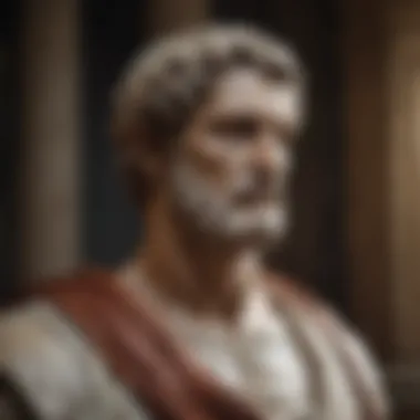 Stoicism in Ancient Roman Art Ancient Roman statue depicting stoic philosophy