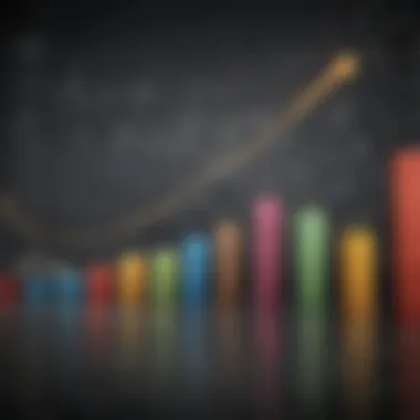 Finance Driving Business Growth Illustration of a business growth chart influenced by finance