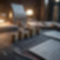 Conceptual depiction of financial strategy in business