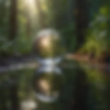 Nature's Reflection on Personal Growth A serene landscape symbolizing personal growth and self-discovery
