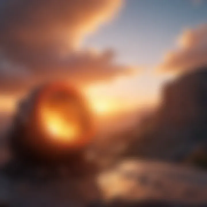 A bright sunrise symbolizing new beginnings.