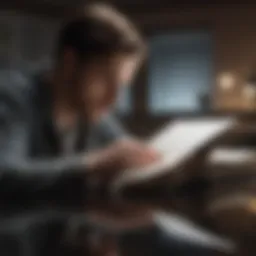 A reflective individual contemplating the book's themes
