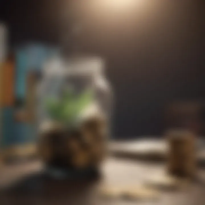 An abstract image symbolizing financial empowerment and growth
