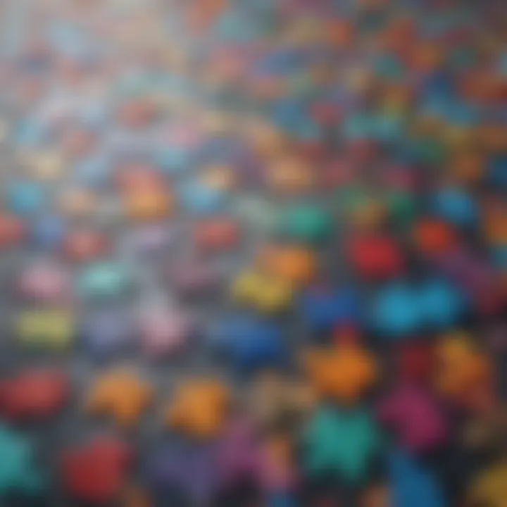 Colorful puzzle pieces scattered on a surface, illustrating the complexity of choices in life.