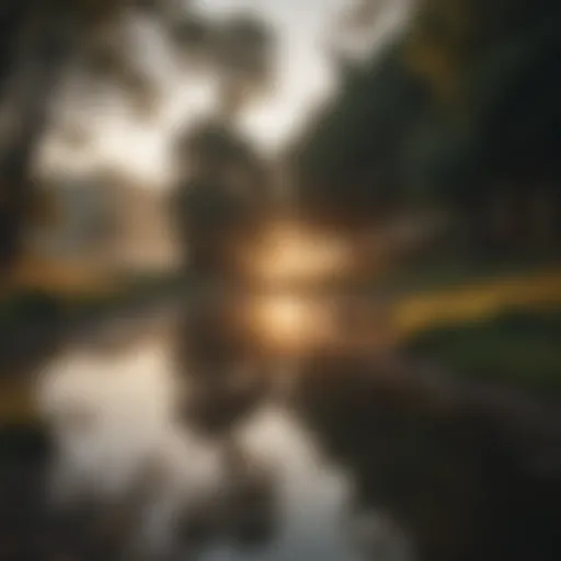 The essence of mercy represented through a serene landscape