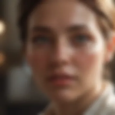 Abstract art illustrating the emotional depth of mercy